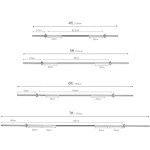 Standard 1" Barbell with Spinlock Collars - 4ft