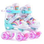 Colorful Inline Roller Skates for Kids - Small