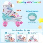 Colorful Inline Roller Skates for Kids - Small