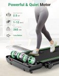 THERUN Foldable Treadmill with Remote and LED Display
