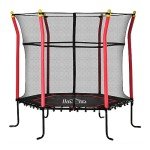 Kids 63-Inch Trampoline with Enclosure Net