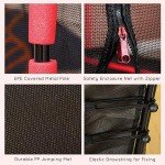 Kids 63-Inch Trampoline with Enclosure Net