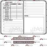 A6 Pocket Fitness Journal for Goal Tracking