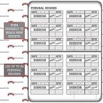 A6 Pocket Fitness Journal for Goal Tracking