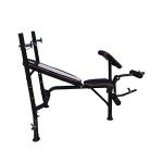 Adjustable Weights Bench with Barbell Rack