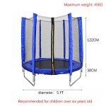 Children's 5ft Trampoline with Safety Net