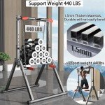 DOBESTS Foldable Power Tower for Home Workouts