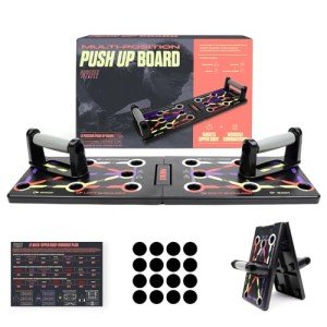Foldable Push Up Board - 12-in-1 Workout System