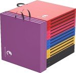 MAXSTRENGTH Tri Folding Exercise Mat – 6ft Blue