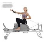 Foldable Pilates Reformer Machine for Home Workouts
