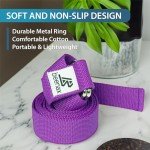 Adjustable Yoga Strap Belt for Stretching and Fitness