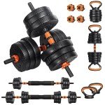 Versatile Adjustable Dumbbell and Barbell Set