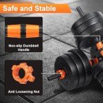 Versatile Adjustable Dumbbell and Barbell Set