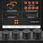 Versatile Adjustable Dumbbell and Barbell Set