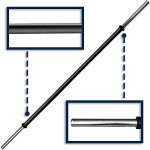 BodyRip 4FT Chrome Barbell with Collars