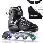 Light-Up Adjustable Inline Skates for All Ages