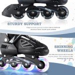 Light-Up Adjustable Inline Skates for All Ages