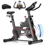 DMASUN Indoor Spin Bike with Tablet Holder