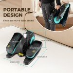 Electric Under Desk Elliptical Machine with Foot Massage