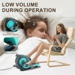 Electric Under Desk Elliptical Machine with Foot Massage