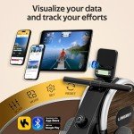 LABGREY Foldable Magnetic Rowing Machine with Bluetooth