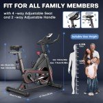 DMASUN Indoor Spin Bike with Tablet Holder