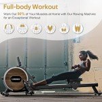 LABGREY Foldable Magnetic Rowing Machine with Bluetooth