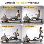 LABGREY Foldable Magnetic Rowing Machine with Bluetooth