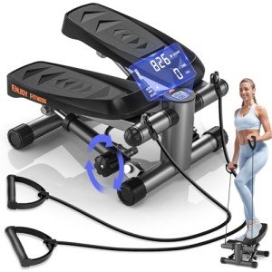 Mini Hydraulic Stepper with Resistance Bands & Monitor
