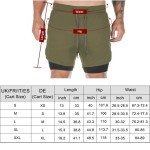 Men's 2-in-1 Running Gym Shorts with Pockets