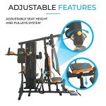 FIT4HOME Multi Gym with Lat Pulldown & Leg Press