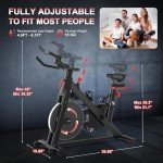 Dripex Magnetic Resistance Exercise Bike for Home Training