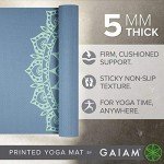 Gaiam Premium Non-Slip Yoga and Fitness Mat