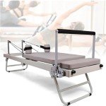 Foldable Portable Pilates Reformer Machine for Home