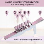 SULIVES Elastic Yoga Straps for Stretching and Flexibility