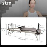 Foldable Portable Pilates Reformer Machine for Home