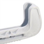Adjustable Plastic Ice Skate Blade Guards - White