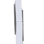 Adjustable Plastic Ice Skate Blade Guards - White