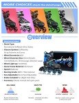 Blue Adjustable Light-Up Inline Skates for Kids