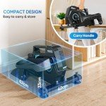 THERUN Under Desk Elliptical for Home or Office