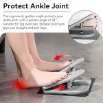 HERCHR Foldable Foot Stepper with Resistance Bands