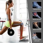 HERCHR Foldable Foot Stepper with Resistance Bands