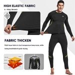 Men's Thermal Base Layer Set for Workout & Skiing