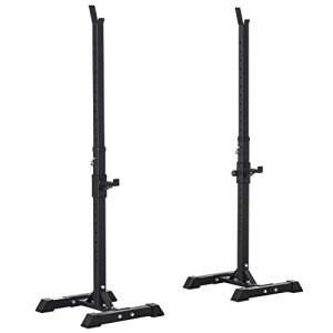 HOMCOM Adjustable Squat Rack for Strength Training