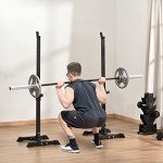 HOMCOM Adjustable Squat Rack for Strength Training