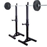HOMCOM Adjustable Squat Rack for Strength Training