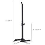 HOMCOM Adjustable Squat Rack for Strength Training