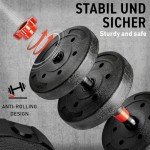 Adjustable 20kg Dumbbells Set for Home Gym