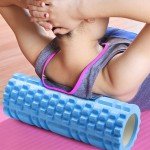 Foam Roller and Yoga Block Set for Muscle Relief