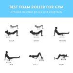Foam Roller and Yoga Block Set for Muscle Relief